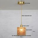 DecorBites™ Crystal Glass LED Pendant Light Fixture, Adjustable Height, Modern Luxury Design