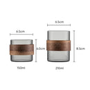 DecorBites™ Japanese Glass Tea Cup Heat-resistant Master Mug Home Coffee Mug