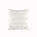 DecorBites™ Cotton Tassels White Cushion Covers 45x45/30x50cm - Square Geometry Pillowcase