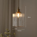 DecorBites™ Green Glass LED Hanging Light Fixture Copper Socket Modern Pendant Lamp