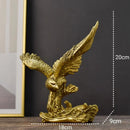 DecorBites™ Dapeng Eagle Wings Resin Art Statue Ornament for Home and Office Decor