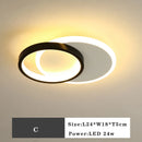 DecorBites™ LED Ceiling Lamp: Square Round Indoor Lighting, Bedroom, Entrance Hall, Neutral/Cool/Warm White