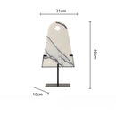 DecorBites™ Abstract Jade Pendant Marble Sculpture - Home Decor Geometric Figurines