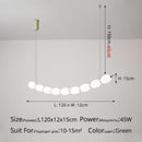 DecorBites™ Bead Nordic Chandelier: Stylish Dining Room Pendant Light for Bar Table Adding Ambiance