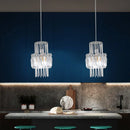 DecorBites™ Crystal Glass Ceiling Chandelier for Bright Home Hotel Decor