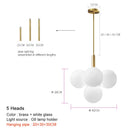 DecorBites™ Glass Globe Pendant Lamp: Modern Luxury for Home Decor & Restaurant Lighting