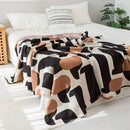 Modern Dachshund Knit Blanket