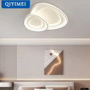 DecorBites™ LED Chandeliers White Chrome Kitchen Light Fixture Modern Home Lighting