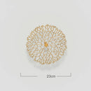 DecorBites™ Gold Coral Carp Lotus Leaf Fish Wall Decor Ornaments
