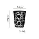 DecorBites™ 310ml Hand-carved Heavy Whiskey Glass Tumbler Cup