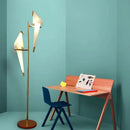 DecorBites™ Bird Origami Floor Lamp | Nordic Gold Bedroom Living Room Study Reading Light