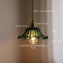 DecorBites™ Green Stripe Glass Pendant Lamp Fixture for Home Decor & Kitchen Lighting