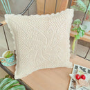 DecorBites™ Crochet Cushion Cover Handmade Woven Pillow Case 40*40cm Square Circular Decorative Pillows