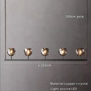 DecorBites™ Crystal Chandelier Lights for Modern Kitchen Island Bar Decor