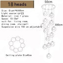 DecorBites™ LED Chandelier: Modern Lighting for Living, Dining, and Staircase Areas