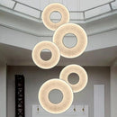DecorBites™ Donut LED Pendant Light - Modern Minimalist Round Lamp for Bedroom Decor