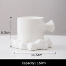 DecorBites™ Diamond Porcelain Coffee Mug Set