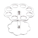 DecorBites™ Ice Cream Cone Holder Stand: Durable Acrylic Display Rack for Cupcakes & Cones