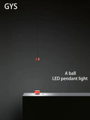DecorBites™ LED Aluminum Ball Pendant Light: Minimalist Nordic Chandelier for Bedroom Decor