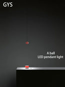 DecorBites™ LED Ball Pendant Light: Minimalist Bedroom Chandelier & Table Lamp
