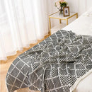 DecorBites™ Knit Sofa Blanket - Luxury Decorative Plaid Bedspread Throw Blanket