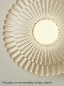 DecorBites™ French Cream Wind Wall Lamp, Carved Designer Pastoral Style Sconce for Bedroom and Living Room