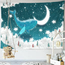 DecorBites™ Dream Whale Tapestry Wall Hanging for Kids Room and Home Decor