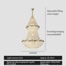 DecorBites™ Light Luxury Crystal Chandelier - Post-modern Bedroom Dining Room Living Room Elegant Design
