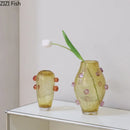 DecorBites™ Creative Bubble Glass Vase Hydroponics Desk Decoration Artificial Flowers Room Decor