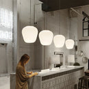 DecorBites™ Glass Cocoon Pendant Light for Kitchen Dining Study Room, LED Hanging Lamp