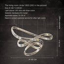 DecorBites™ Crystal Chandelier Luxury Designer Light for Elegant Living Spaces