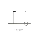DecorBites™ Geometric Copper Chandelier: Minimalist Bar & Restaurant Atmosphere