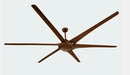 DecorBites™ 100" Large Ceiling Fan with Light, DC Motor, Reverse Blades, Stainless Steel Finish