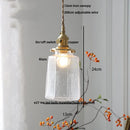 DecorBites™ Glass Globe LED Pendant Light - Adjustable Modern Nordic Hanging Fixture