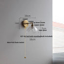 DecorBites™ Clear Glass LED Wall Sconce Modern Rotate Stair Light