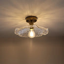DecorBites™ Green Glass LED Pendant Light - Nordic Modern Copper Luminaire Suspendu