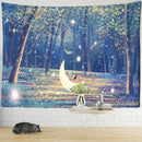 DecorBites™ Dinosaur Age Tapestry Wall Hanging Abstract Art Animal Psychedelic Mystery Tapiz