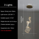 DecorBites™ LED Light Guide Ceiling Chandelier Modern Novelty for Living Room Decor Lighting