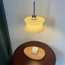 DecorBites™ Glass Chandelier: Retro, Post-modern Bedroom & Balcony Lamp, Single-Head Bay Window