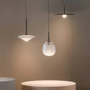 DecorBites™ Glass Saucer LED Chandelier for Living Room & Bedroom Lighting