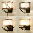 DecorBites™ Elegant Fabric Wall Lamp for Living Room Bedroom, Modern LED Lighting Fixtures