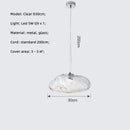 DecorBites™ Glass LED Chandelier Lighting for Modern Stairs, Dining Room, and Home Bar