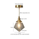 DecorBites™ Glass Pleats LED Pendant Lights for Home and Commercial Spaces