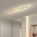 DecorBites™ Gold Starry Strip Flush Mount Ceiling Light Luxury Chandelier