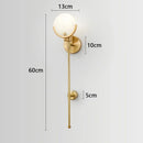 DecorBites™ Marble & Copper Wall Lamp for TV Background, Restaurants, Bedroom - Luxury Decor