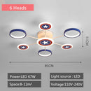 DecorBites™ Kids LED Cartoon Ceiling Light | Boys Girls Bedroom Decor Lamps