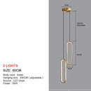 DecorBites™ LED Chandelier: Modern Living Room Dining Room Pendant Lights for Home Decor