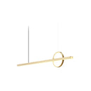 DecorBites™ Geometric Copper Chandelier: Minimalist Bar & Restaurant Atmosphere
