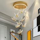 DecorBites™ Butterfly LED Chandelier for Villa Duplex Living Room Decoration