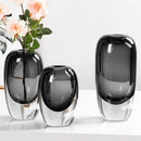 DecorBites™ Crystal Glass Flower Terrarium Vase: Home Decoration & Floral Accessory